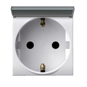 Presa Schuko 2P+T 16A+Spor Domus 2M AVE 441090SS