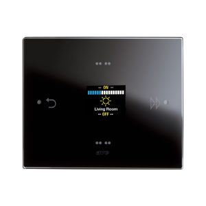 Room Controller Knx Vetro Nero AVE 442KNXMF-NAL
