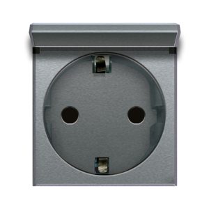 Presa Schuko 2P+T 16A+Spor Allum.2M AVE 443090SS
