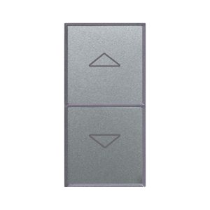Due Mezzi Tasti Comm.Iot Allumia 1M AVE 443TGC-W