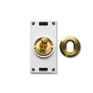 Deviatore Levetta Ottone 1P 10Ax 1M AVE 444002OT