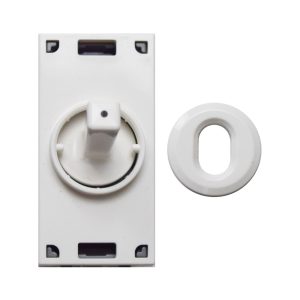 Interruttore Lev. Bianca 2P 20Ax 1M AVE 444010B/20A