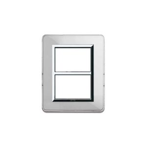 Placca Personal44 Alluminio Na.3+3M AVE 44P033ALS