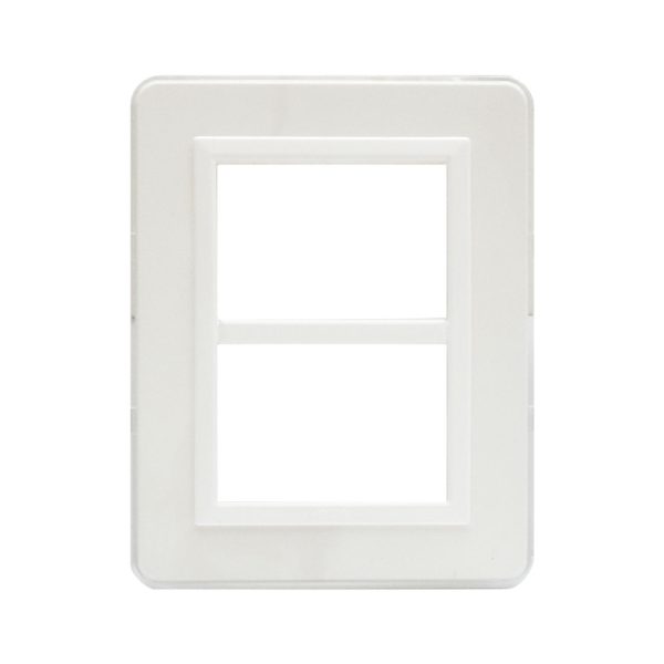 Placca Personal44 Bianco 3+3M AVE 44P033B