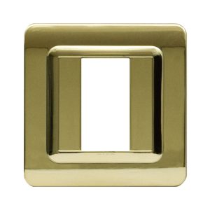 Placca Tecn.44 Ottone Lucido 1M AVE 44P31OT