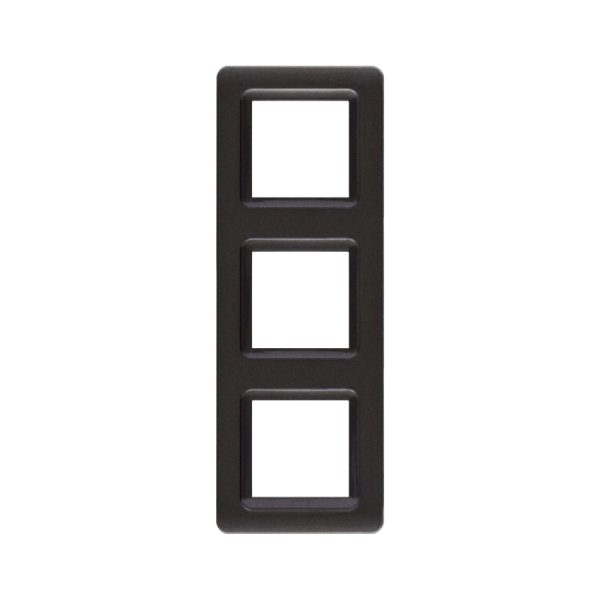 Placca Tecn.44 Grigio Scu.Me.2+2+2M AVE 44P36GSM