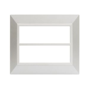 Placca Zama44 Bianco Micalizz. 6+6M AVE 44P912BMC