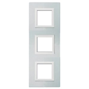 Placca Vera44 Allum.Naturale 2+2+2M AVE 44PA26ALS