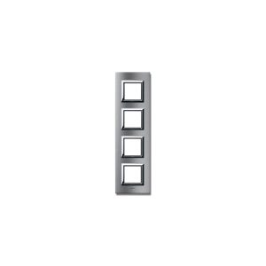 Placca Vera44 Allum. Nat. 2+2+2+2M AVE 44PA28ALS