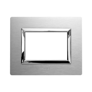 Placca Vera44 Alluminio Naturale 3M AVE 44PA3ALS