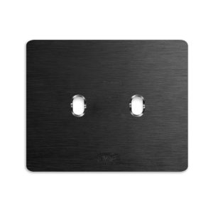 Placca New Style Allum.Antrac. 2Com AVE 44PAN02ANS
