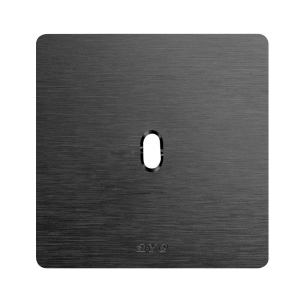 Placca 98X98 Allum.Antrac.1Com.Lev. AVE 44PANQ21ANS