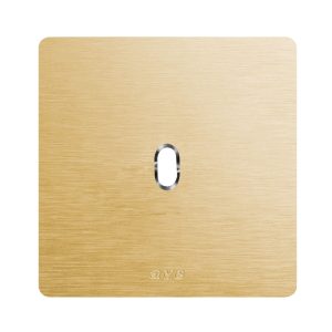 Placca 98X98 Allum.Oro 1Com.Levetta AVE 44PANQ21ORO