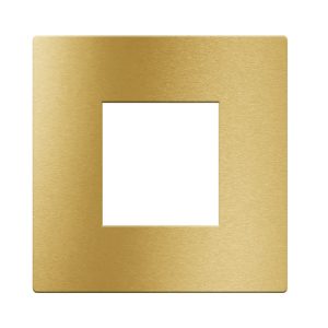 Placca 98X98 Alluminio Oro 2M AVE 44PAQ22ORO