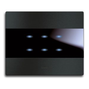 Placca Avetouch Allum.Antrac. 6Com AVE 44PATC16ANS