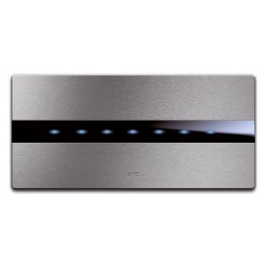 Placca Avetouch Alluminio Nat. 7Com AVE 44PATC7ALS