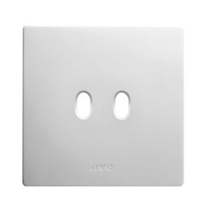 Placca 98X98 Corian Bianco 2Com.Lev AVE 44PCNQ22B