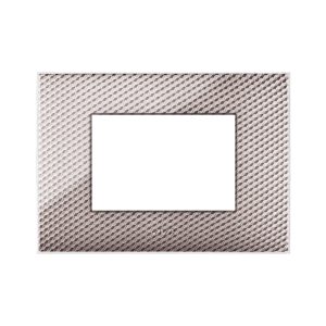 Placca Young44 Carbon Chiaro 3D 3M AVE 44PJ03CBC/3D