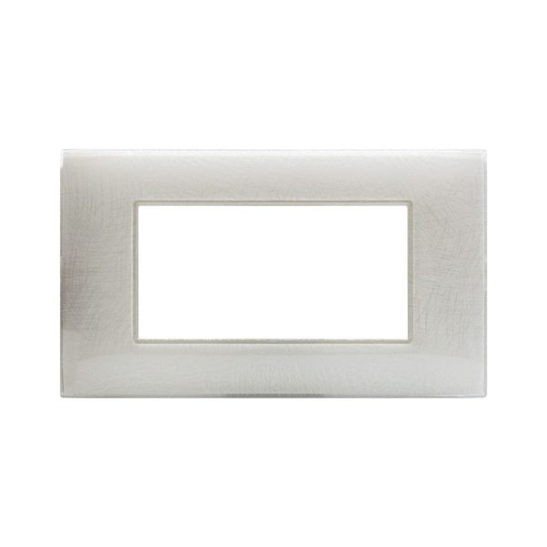 Placca Young44 Bianco 3D 4M AVE 44PJ04B/3D