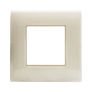 Placca Young44 Avorio 2M AVE 44PJ32AVR