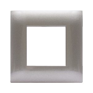 Placca Young44 Grigio Metalliz. 2M AVE 44PJ32GM