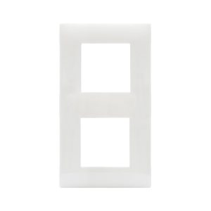 Placca Young Bianco Ral9010 2+2M AVE 44PJ34BT