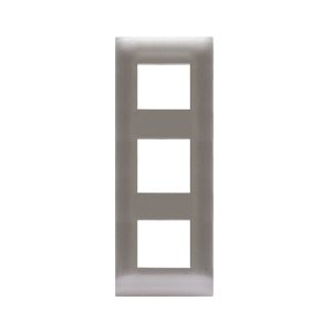 Placca Young Grigio Met. (2+2+2) 6M AVE 44PJ36GM
