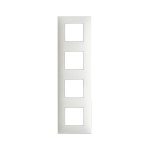 Placca Young Bianco 9010 2+2+2+2 8M AVE 44PJ38BT
