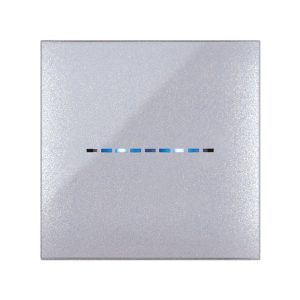 Placca Youngtouch Grigio Metal.2Com AVE 44PJTC22GM
