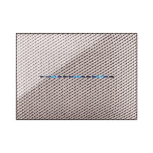 Placca Youngtouch Carbon Ch.3D 3Com AVE 44PJTC3CBC/3D