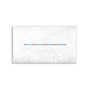 Placca Youngtouch Bianco 3D 4Com AVE 44PJTC4B/3D