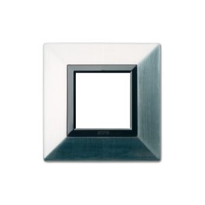 Placca Zama44 Nichel Spazzolato 2M AVE 44PK22NCS