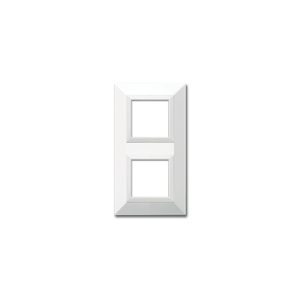 Placca Zama44 Bianco Ral9010 2+2M AVE 44PK24B