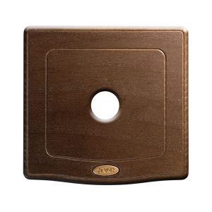 Placca 98X98 Legno Noce 1Com.Lev. AVE 44PLEQ21NOC