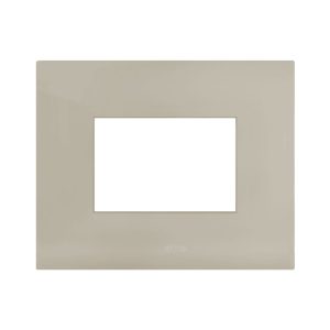 Placca Smart44 Metallo Tortora 3M AVE 44PSM3TO