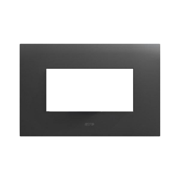 Placca Smart44 Metallo Grigio 4M AVE 44PSM4GTK