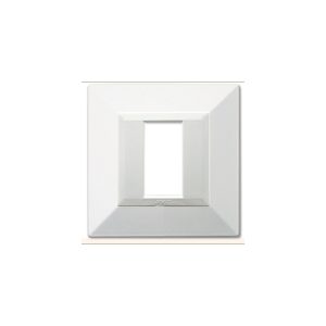 Placca Tecnzama44 Bianco Ral9010 1M AVE 44PTK21B