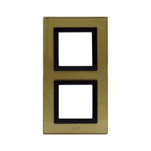Placca Vera44 Vetro Oro 2+2M AVE 44PV24GOLD