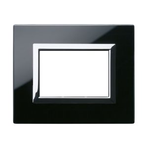 Placca Vera44 Vetro Nero Assolut 3M AVE 44PV3NAL