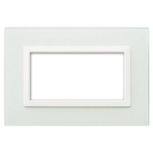Placca Vera44 Vetro Verde Acqua 4M AVE 44PV4VO