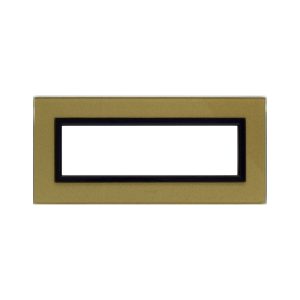 Placca Vera44 Vetro Oro 7M AVE 44PV7GOLD