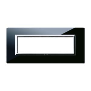 Placca Vera44 Vetro Nero Assolut 7M AVE 44PV7NAL