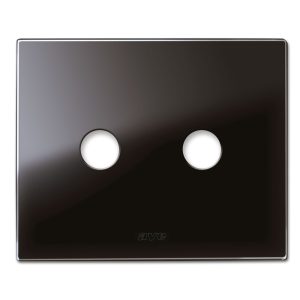 Placca New Style Vetro Nero As.2Com AVE 44PVN02NAL