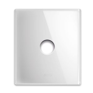 Placca New Style Vetro Bianca 1Com AVE 44PVNT21BL