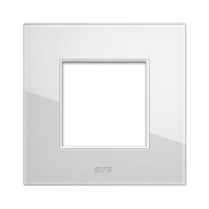Placca Vetro44 X Presa Sin.Uk Bianc AVE 44PVP22BL