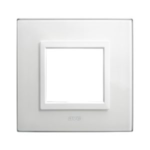 Placca Fines. 98X98 Vetro Bianco 2M AVE 44PVQ22BL
