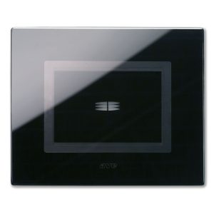 Placca Veratouch Nero Assoluto 1Com AVE 44PVTC01NAL