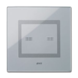 Placca Veratouch Grigio Argen. 2Com AVE 44PVTC02GO