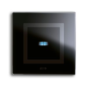 Placca Veratouch Nero Assoluto 1Com AVE 44PVTC21NAL
