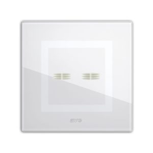 Placca Veratouch Bianca 2Com AVE 44PVTC22BL